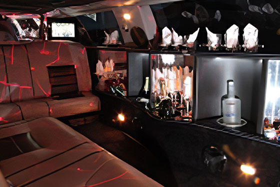 luxury limousine interior