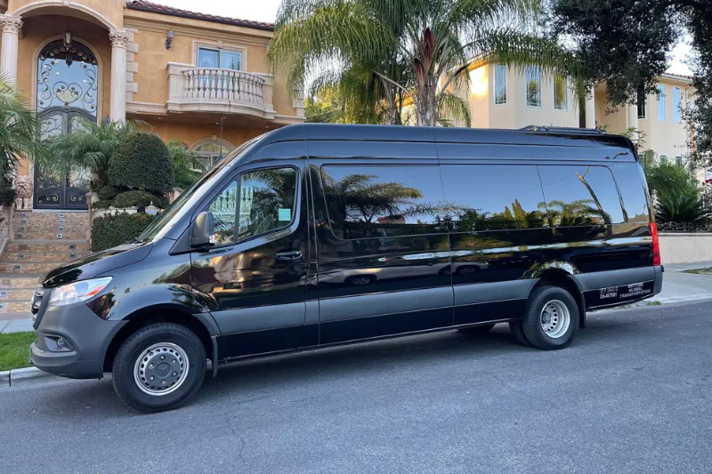 stretch limousine exterior