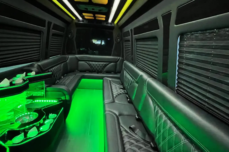 limousine interior lounge
