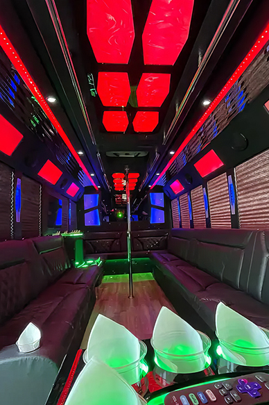 party bus interior