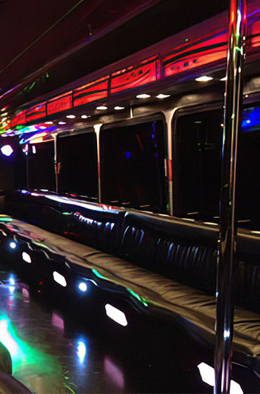 party bus interior