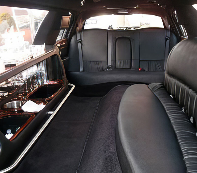 limo service anaheim interior lounge